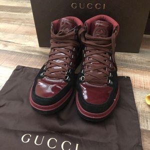 Authentic Gucci Hi-Top Sneakers